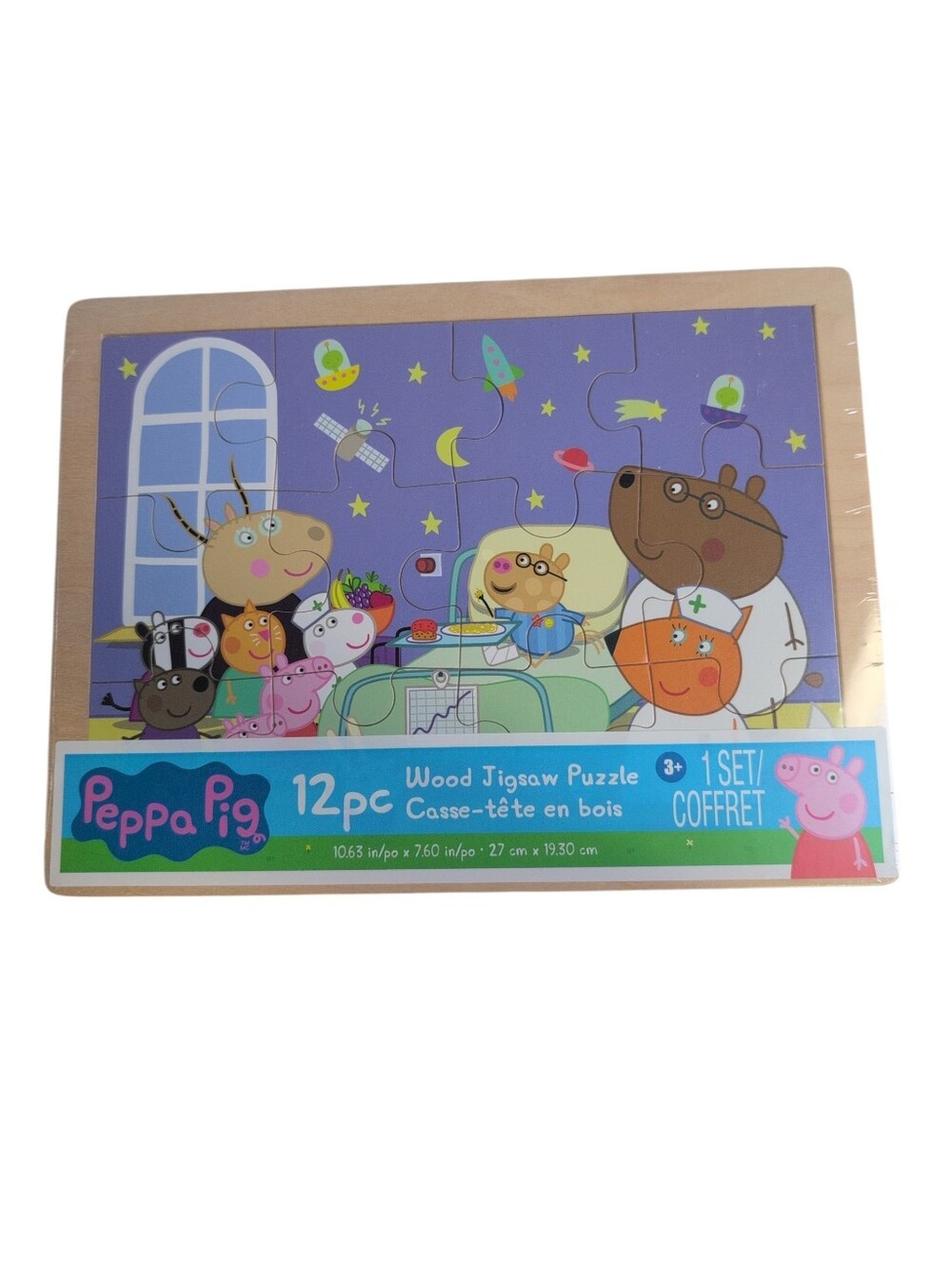 NIP NWT Peppa Pig Wooden Puzzle